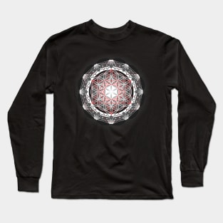 Flower of Life & Metatrons Cube Long Sleeve T-Shirt